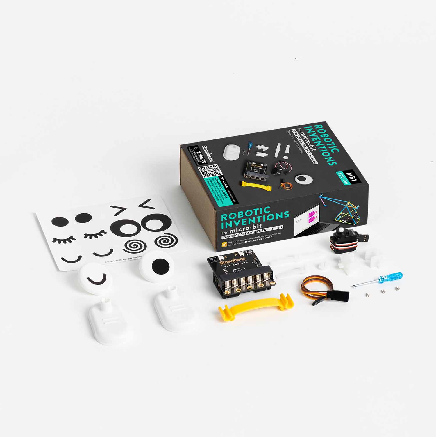 Strawbees Robotic Inventions for micro:bit Project Pack – CreXo