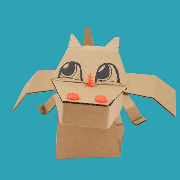 Cardboard dragon