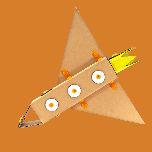 Cardboard rocket